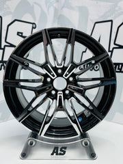 19” AS-G80 5x120 MACHINE FACE BLK - Autostyling Klerksdorp