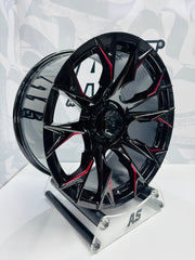 20” XPF15 20X10j 6x139BAKKIE GLOSS BLACK RIMS