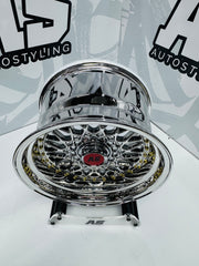 16” AS MESH BB5 CHROME 4/100PCD