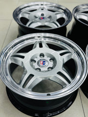 18 ” E36 M3 MOTORSPORT GERMAN SPEC FORGED RIMS SILVER NARROW WIDES WITH HIGH POLISH MIRROR LIPS - Autostyling Klerksdorp