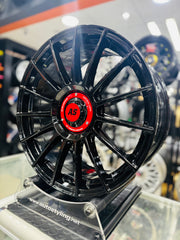 19” AS-SUPERTURISMO 5/112 & 5x100 multi PCD GLOSS BLACK