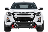 ISUZU 2021+ BUMPER GUARD / NUDGE BAR / STYLING BAR BLACK with red shackles - Autostyling Klerksdorp