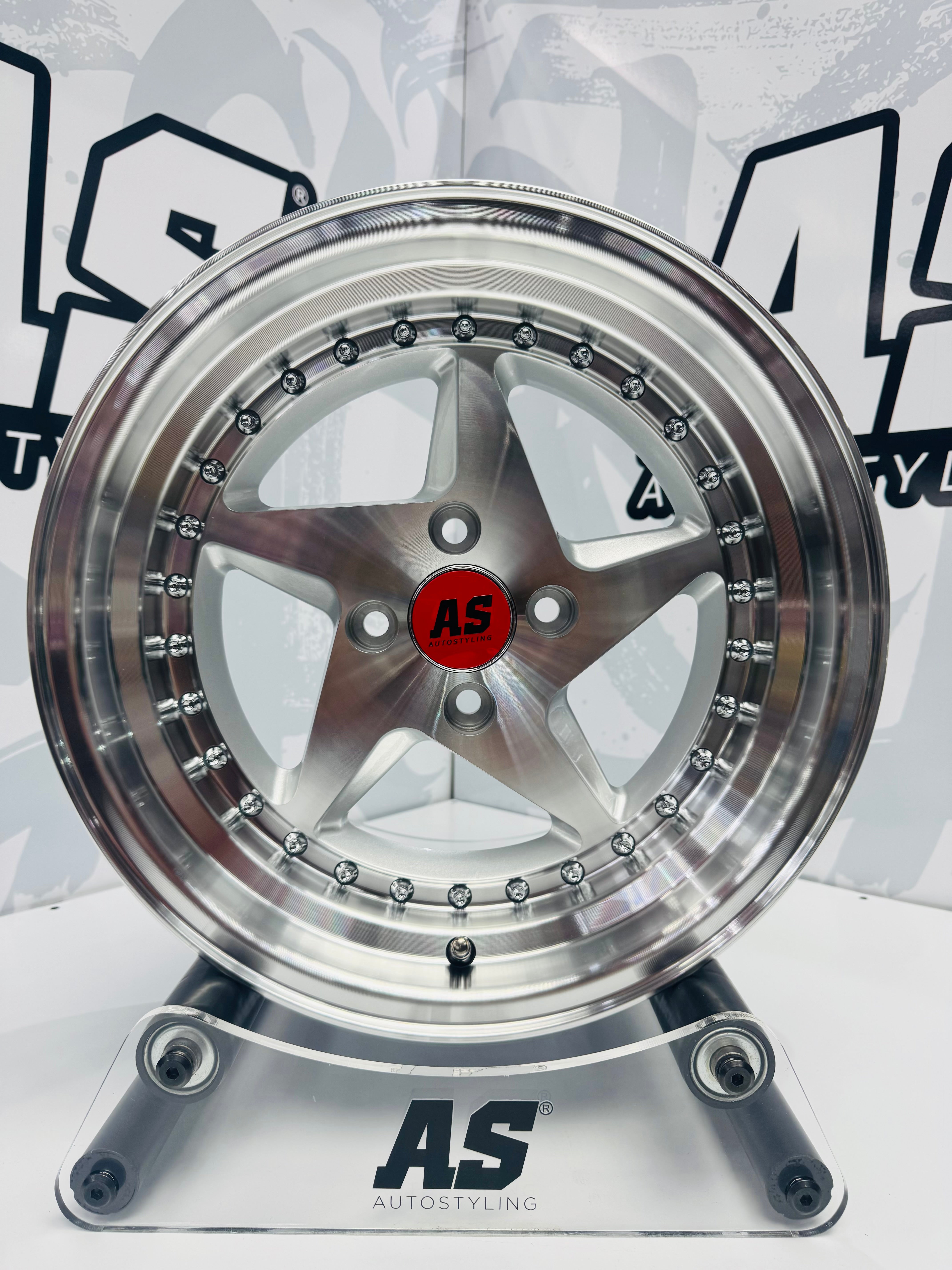15” AS- RARI M7903 4/100 Silver machine face - Autostyling Klerksdorp