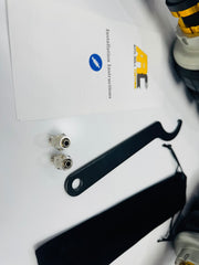 POLO 6/ VIVO ARC AIR SUSPENSION STRUTS FRONTS HEIGHT ADJUSTABLE