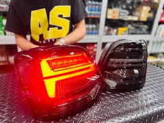 VLAND VW POLO 6 LED TAIL LIGHT Full BLACK SMOKED EDITION