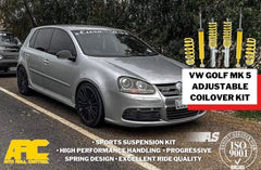 ARC COILOVERS VW GOLF & JETTA MK5 / MK6 & AUDI 8p BLUE or yellow