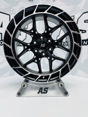 20” CONCAVO SERIES 416 SATIN BLACK BAKKIE RIMS 6/139 PCD