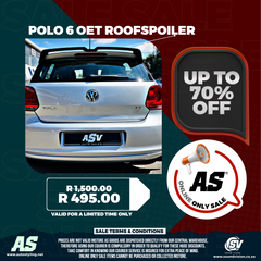 Polo 6 OET ROOFSPOILER - Autostyling Klerksdorp