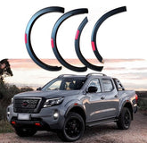 Nissan Navara PRO 4x Style 2021+ Fender Flares With Red Inserts