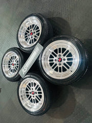 RIM & TYRE COMBO DEAL 15” 2009 4x100 + 195/50/15 TYRES - BRAND NEW