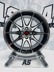 15” AS XXR - M7549 4x100 4x108 Machine black - Autostyling Klerksdorp