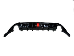 VW GOLF 7 GTI AK REAR DIFFUSER GLOSS BLACK WITH LED