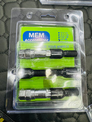 MEM LOCK BOLTS 14x1.5MM BLACK (4+2)