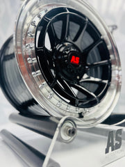15” AS- 7572 CAS 4/100 4/114 BLACK