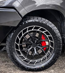 20” CONCAVO SERIES 416 SATIN BLACK BAKKIE RIMS 6/139 PCD