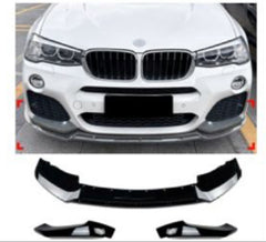 BM F25 M-Sport 4pce front spoiler X3/ X4 4pce spoiler