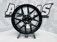 20” CONCAVO SERIES 875 SATIN GREY BAKKIE RIMS 6/139 PCD