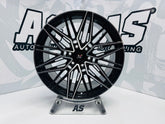 20” CONCAVO SERIES 876 BLACK MACHINE FACE BAKKIE RIMS 6/139 PCD