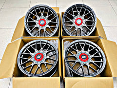 17” AS-RSE CONCAVE 5/100 GUNMETAL WHEELS