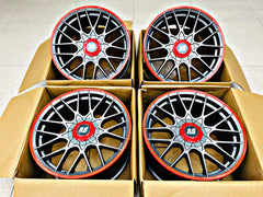 17” AS-RSE CONCAVE 5/100 GUNMETAL WHEELS