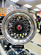 15” AS-P/MESH 4/100 4/108 GUNMETAL SILVER STUD
