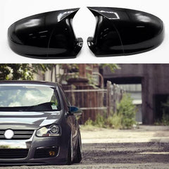 VW GOLF MK 5 M4 / BATMAN MIRROR COVERS GLOSS BLACK