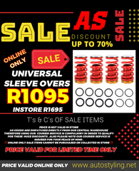 UNIVERSAL SLEEVE OVERS