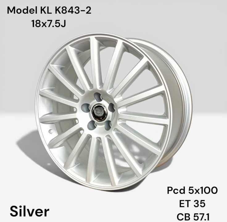18” AS- R32 5/100 SILVER - Autostyling Klerksdorp