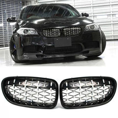 BMW F10 PRE FACELIFT MILLION STAR KIDNEY GRILLS WITH SILVER STARS