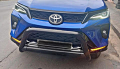 TOYOTA HILUX / FORTUNER 2016-2025 NUDGE BAR BLACK