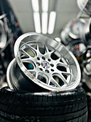 15” AS- 7695 4/100 4/114 silver wheels