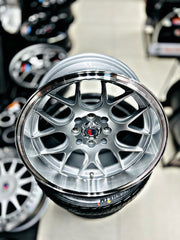 15” AS- 7695 4/100 4/114 silver wheels