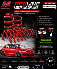 REDLINE LOWERING SPRINGS FOR VW POLO 6r / TSI / VIVO HATCHBACK - Autostyling Klerksdorp
