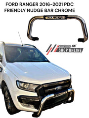 FORD RANGER 2016-2021 PDC FRIENDLY NUDGE BAR CHROME