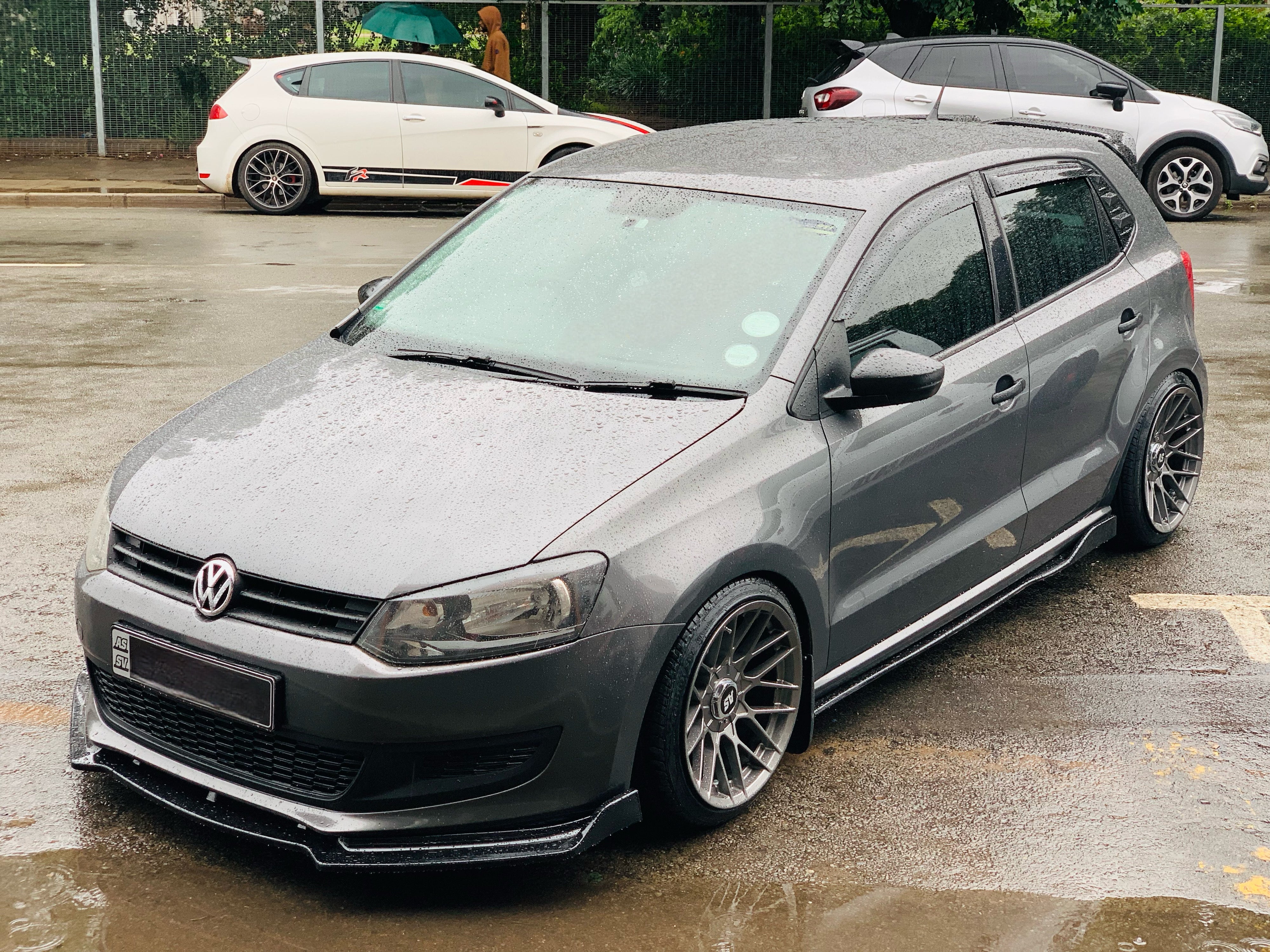 POLO 6 / POLO 7 TSI VIVO 3pce PLASTIC GLOSS BLACK FRONT SPOILER –  Autostyling Klerksdorp