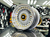 15” AS-SUPERFIN 4/100 & 4/108 SILVER MACHINE FACE (F) WHEELS
