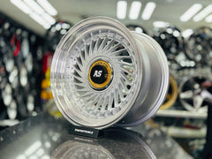 15” AS-SUPERFIN 4/100 & 4/108 SILVER WHEELS