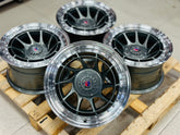 15” AS-7158 GUNMETAL 4/100 4/114 wheels
