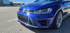 VW GOLF 7 / 7.5 / 7R / 7TSI KERSH 3PCE FRONT SPOILER GLOSS BLACK - Autostyling Klerksdorp