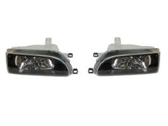 Toyota Corolla/Conquest /Baby Camry Headlamps (93-99)black Headlamps
