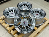 15” AS-7573 SILVER 4/100 4/108 wheels