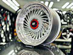 17” AS SUPERFIN (L) 4x100 & 5x100 SILVER wheels