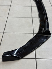 Vw MK7 plastic gloss black USED 3pce front spoiler
