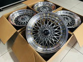 17" AS-008 4/100 & 4/108 GUNMETAL WHEELS