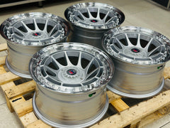 15” AS-7573 SILVER 4/100 4/108 wheels
