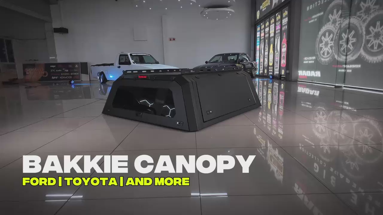 FORD RANGER T9 2023+ BLACK STEEL CANOPY