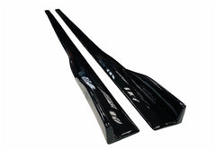 UNIVERSAL SIDE SKIRT GLOSS BLACK WITH WING TYPE A