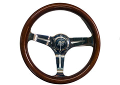 WOODEN STEERING WHEEL 330MM