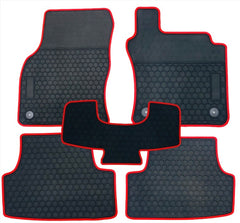 Suitable for VW GOLF 7/8 GTI RUBBER MATS BLACK AND RED - Autostyling Klerksdorp