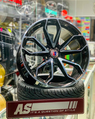 19” AS-F1203 5/120 BLACK MACHINE FACE